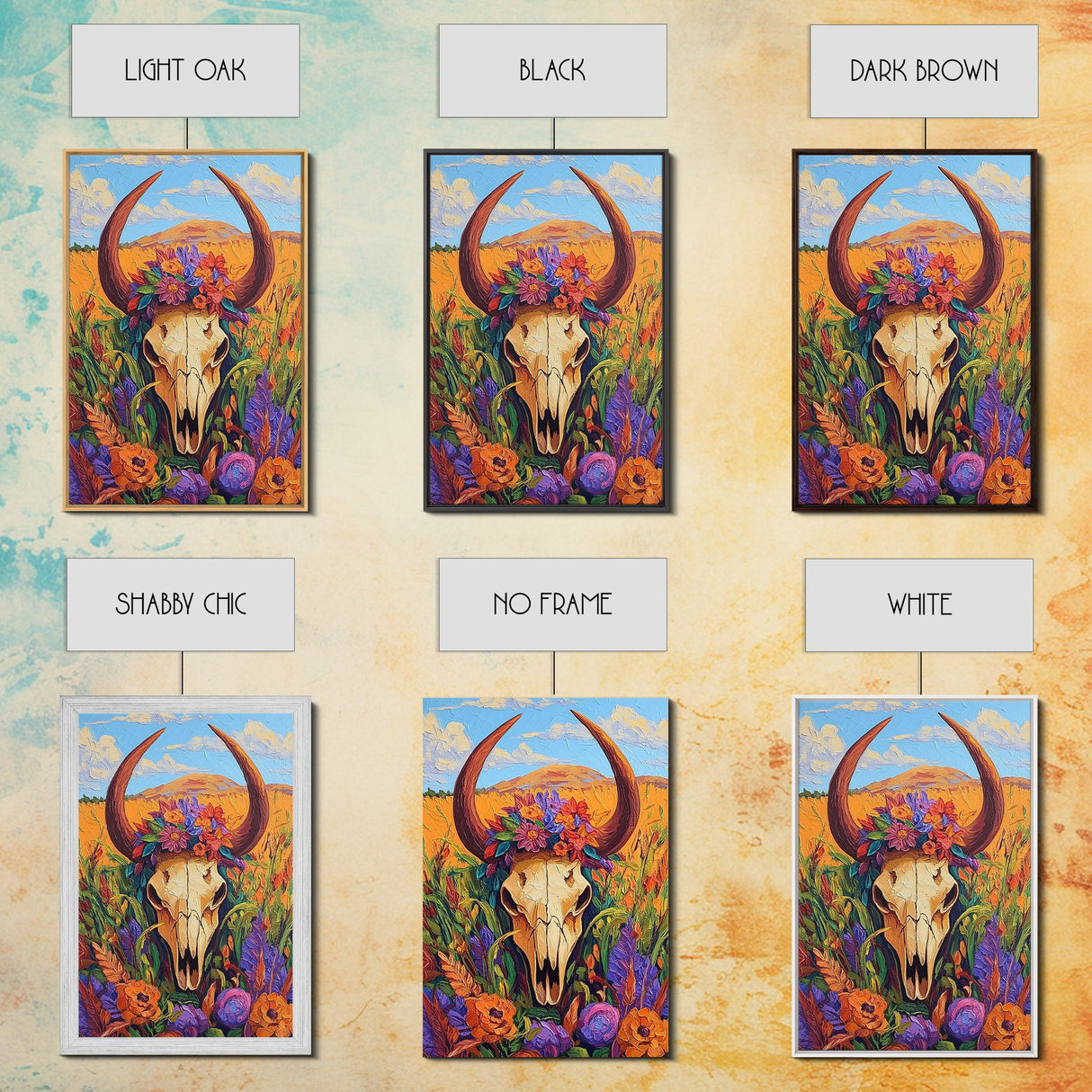 Western Carriage Art, Bold Color Painting, Southwest Wall Art, Framed Canvas Print, Rustic Decor, Moody Art, Extra Wide Art, Farmhouse Aesthetic, Gift Idea