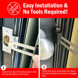 QuickJam™ Universal Portable Door Security Blocker