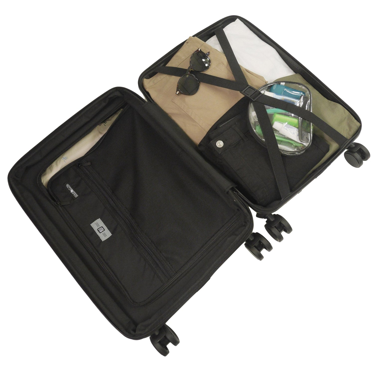 Home Alone 22.5" White Carry-On Suitcase Luggage