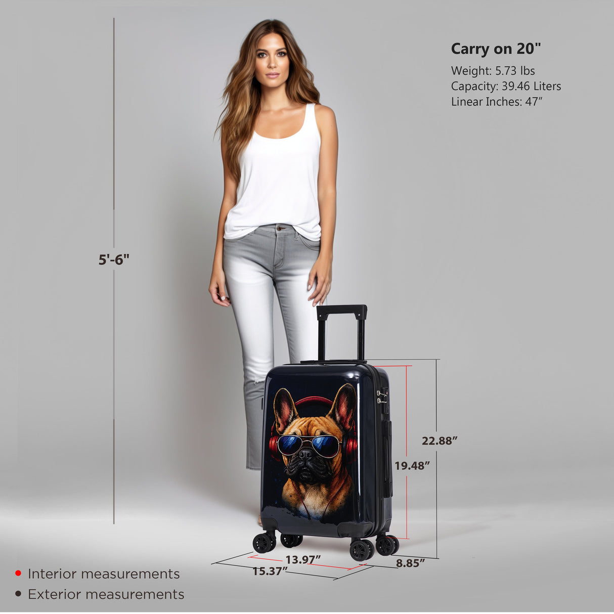 Prints Carry On 20"