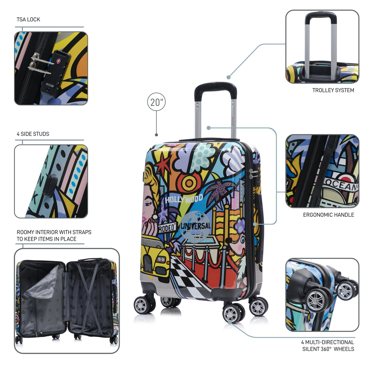 Prints Carry On 20"