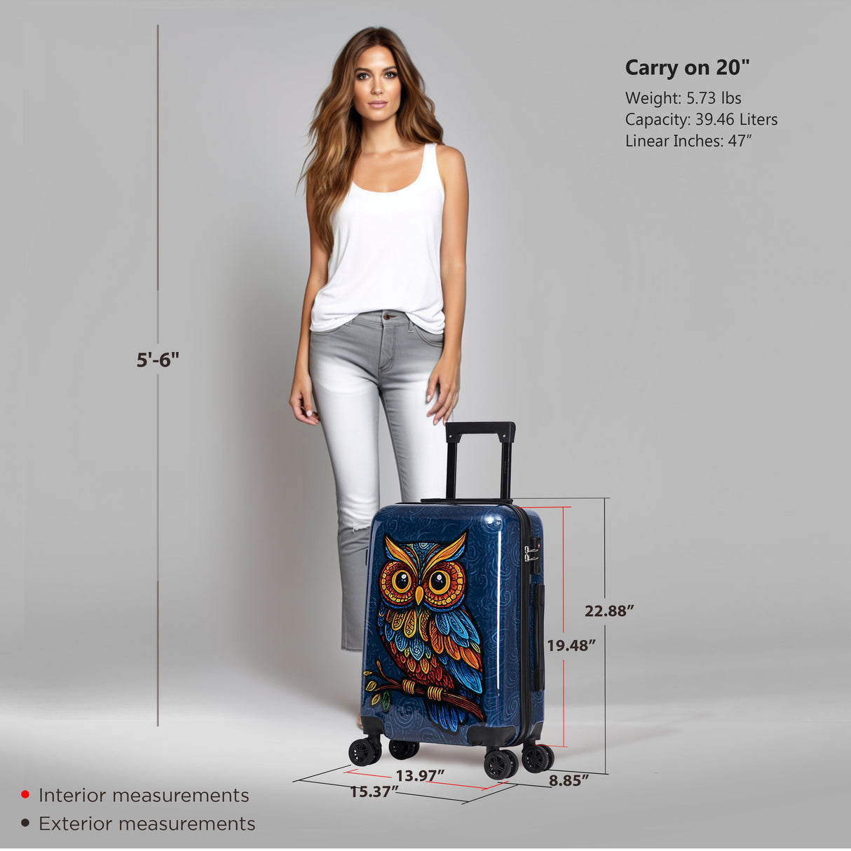 Prints Carry On 20"
