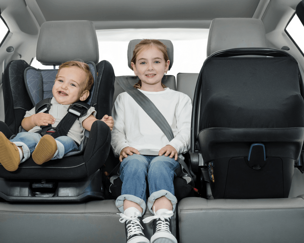 BubbleBum Inflatable Car Booster Seat - Travel Booster Seat - Rainbow Style ✔️