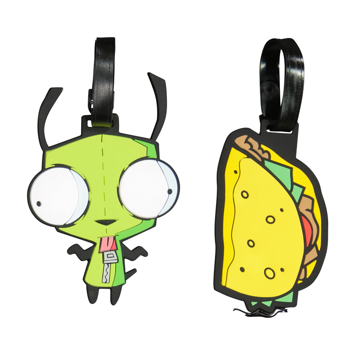 Invader Zim GIR & Taco Luggage Tag 2-Piece Set