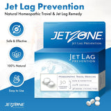 JetZone® Homeopathic Jet Lag Relief Tablets | TSA-Friendly Travel Remedy | Made in USA