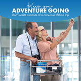 JetZone® Homeopathic Jet Lag Relief Tablets | TSA-Friendly Travel Remedy | Made in USA