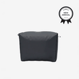 TILLIV Kamper vacuum pack in Graphite Gray, filled and rounded, seen straight on with a New Arrival badge