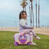 Kids Ride on Luggage From Heys