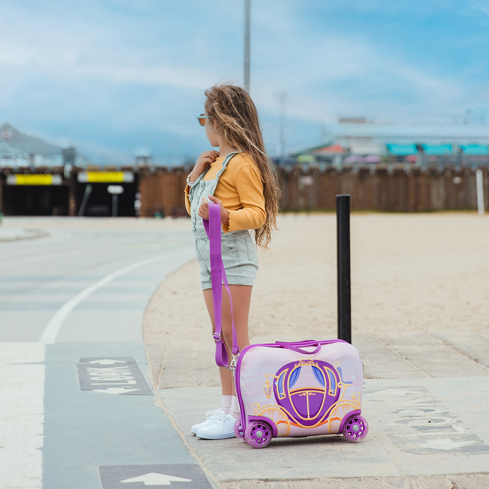 Kids Ride on Luggage From Heys