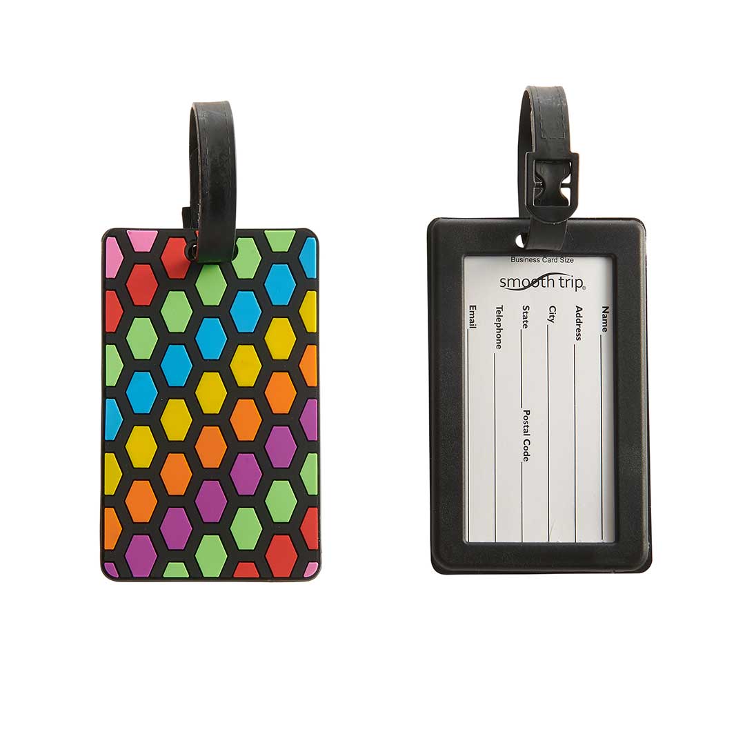 Luggage Tags - Rubberized - 2 pack by Talus