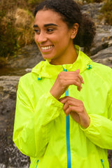 Neon Yellow Mac-In-A -Sac Origin II Rain Coat