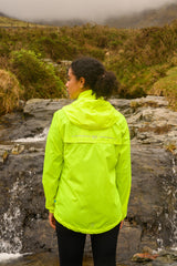 Neon Yellow Mac-In-A -Sac Origin II Rain Coat