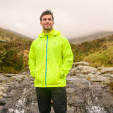 Neon Yellow Mac-In-A -Sac Origin II Rain Coat