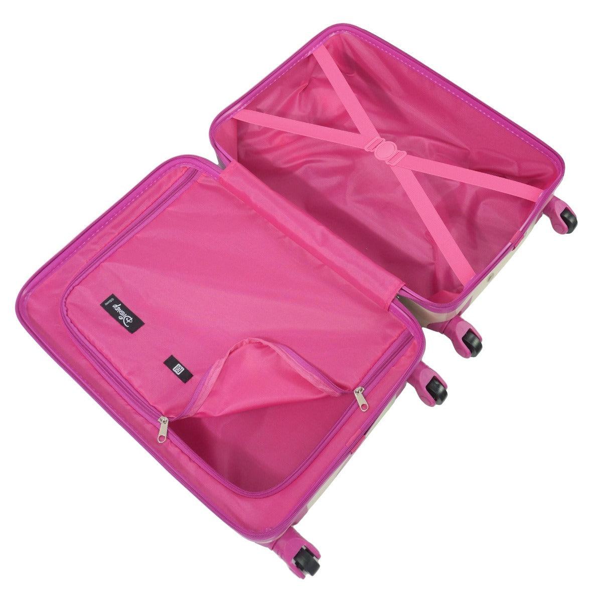 Equipaje giratorio de 21" para niños en colores pastel de Minnie Mouse de Disney