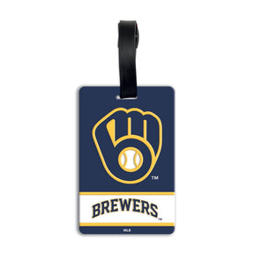 Milwaukee Brewers MLB PVC Luggage Bag Tag