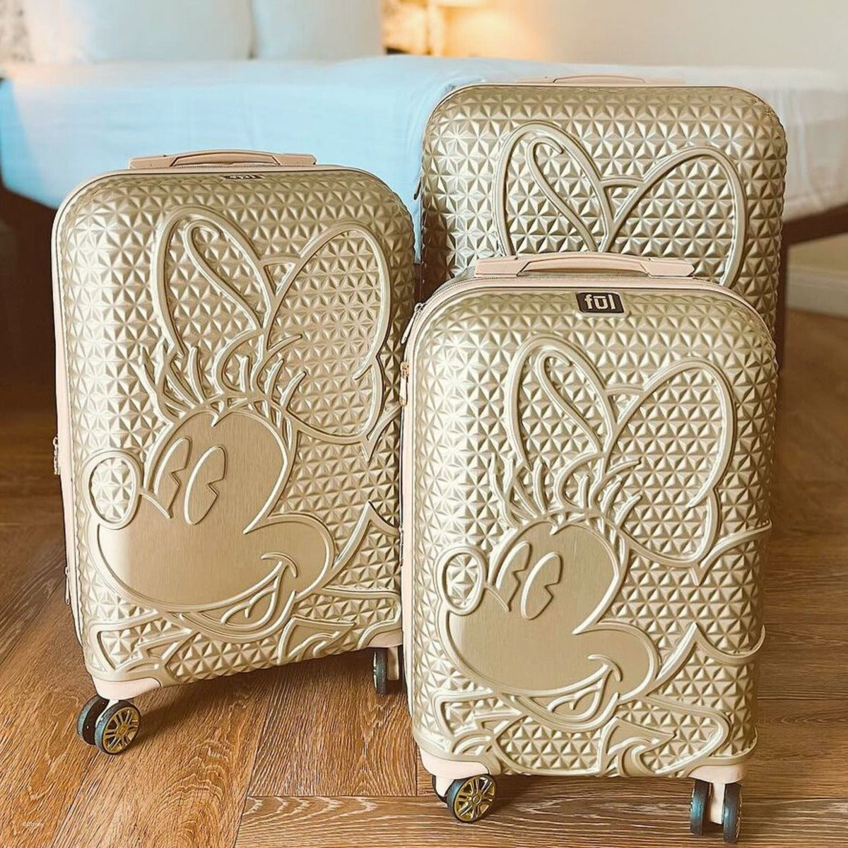 Disney Minnie Mouse FŪL 25" Maleta giratoria color topo