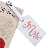 Bridal Luggage Tag - Embroidered Style