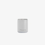 TILLIV Nano Pump in white, viewed from the front, with a chrome rim around the top