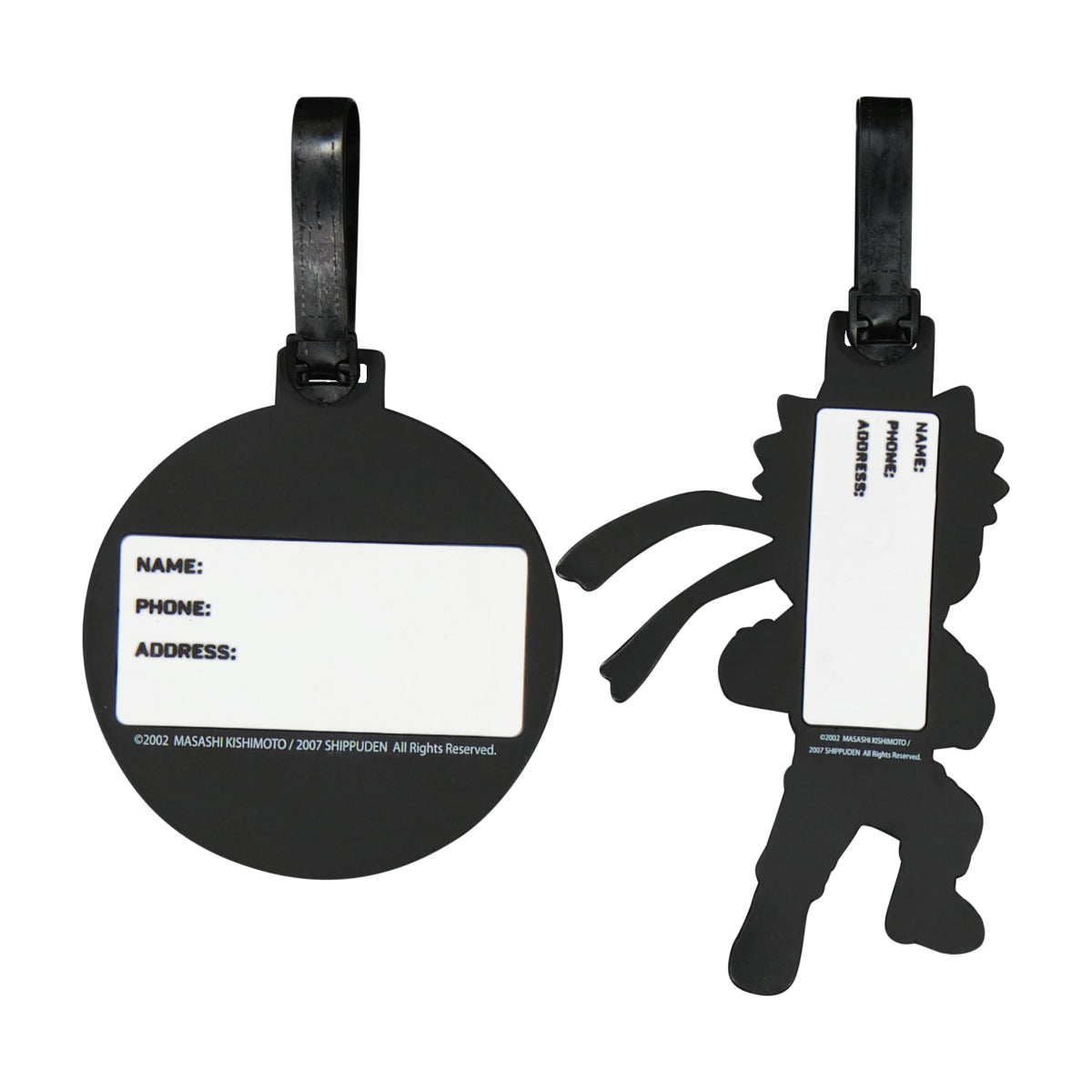 Naruto Uzumaki & Hidden Leaf Cloud Luggage Tag Set