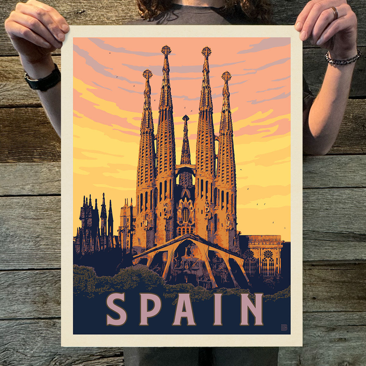 Spain: Barcelona (World Travel) Art Print