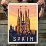Spain: Barcelona (World Travel) Art Print