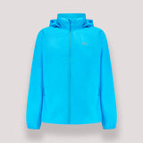 Neon Blue Mac-In-A -Sac Origin II Rain Coat