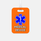 Medical Device Luggage Tag