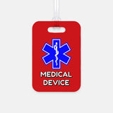 Medical Device Luggage Tag