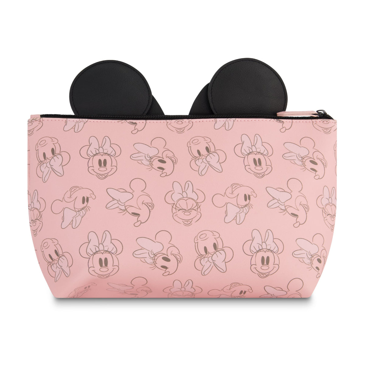 Disney Minnie Mouse 3D Bow and Ears Pink Cosmetic Bag