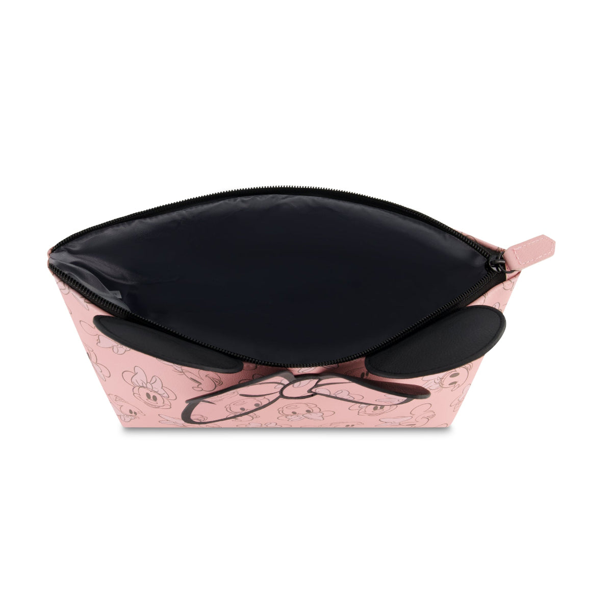 Disney Minnie Mouse 3D Bow and Ears Pink Cosmetic Bag
