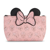 Disney Minnie Mouse 3D Bow and Ears Pink Cosmetic Bag