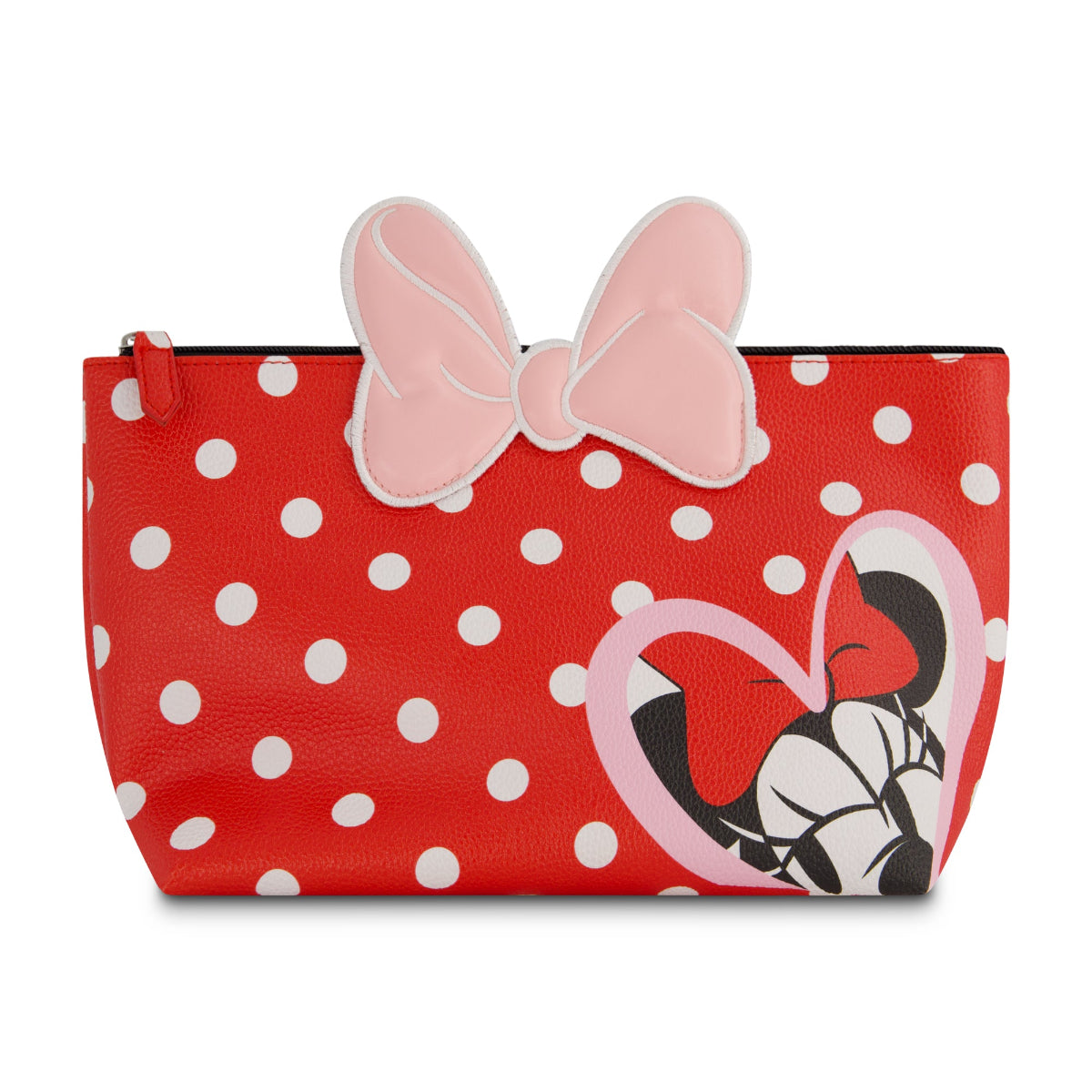 Disney Minnie Mouse Polka Dot Red Cosmetic Bag