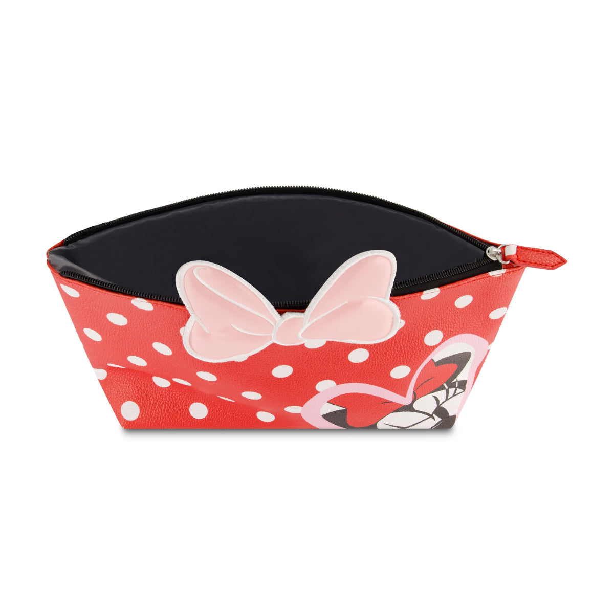 Disney Minnie Mouse Polka Dot Red Cosmetic Bag