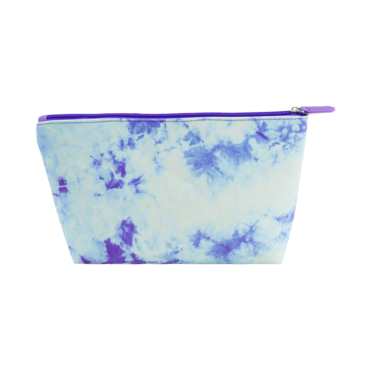 Disney Stitch Tie Dye Purple Wedge Cosmetic Bag