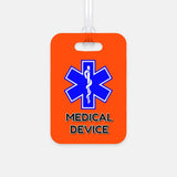 Medical Device Luggage Tag
