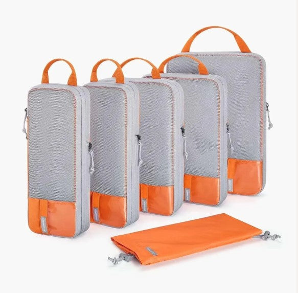 Compression Packing Cube 6 Piece Set by Bagsmart