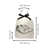 White Sneaker Shoe Bag – Cream