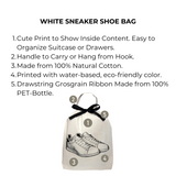 Shoe Bags Set, 3-pack Cream