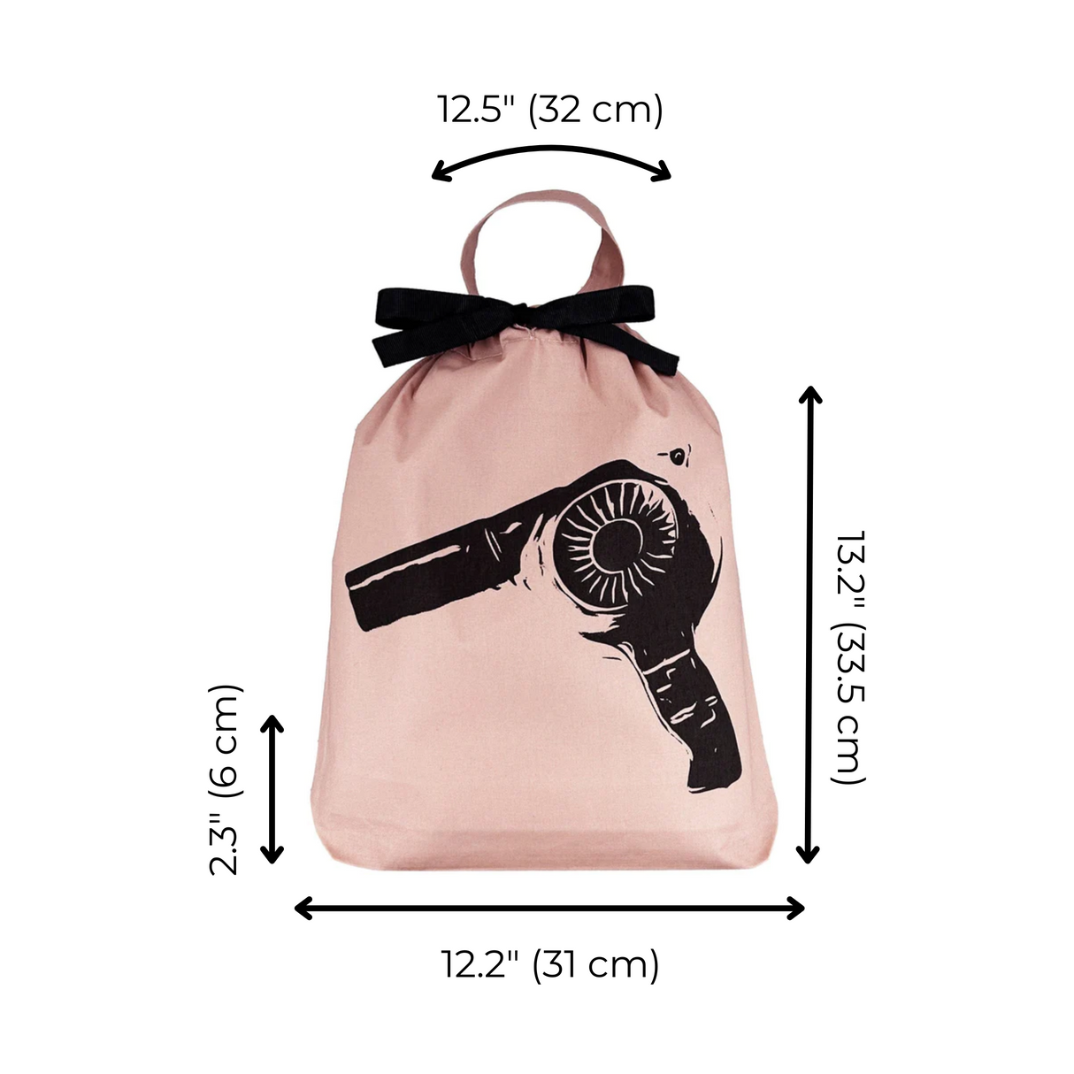 Hair Dryer Travel Bag – Pink/Blush