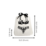 Lace Lingerie Travel Bag – Cream