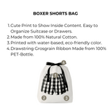 Boxer Shorts Bag – Cream