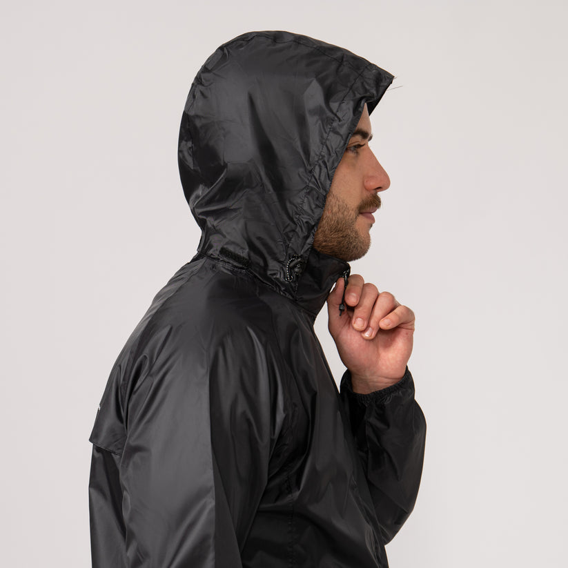 Jet Black Mac-In-A -Sac Origin II Rain Coat – Traveling Bags