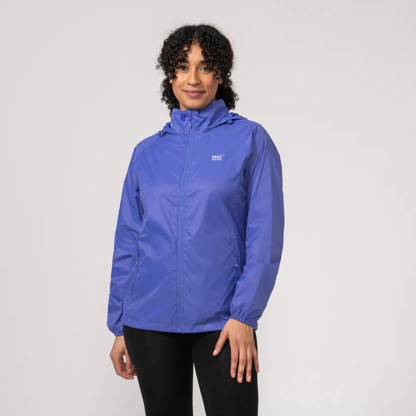 Ultra Violet Purple Blue Mac-In-A -Sac Origin II Rain Coat