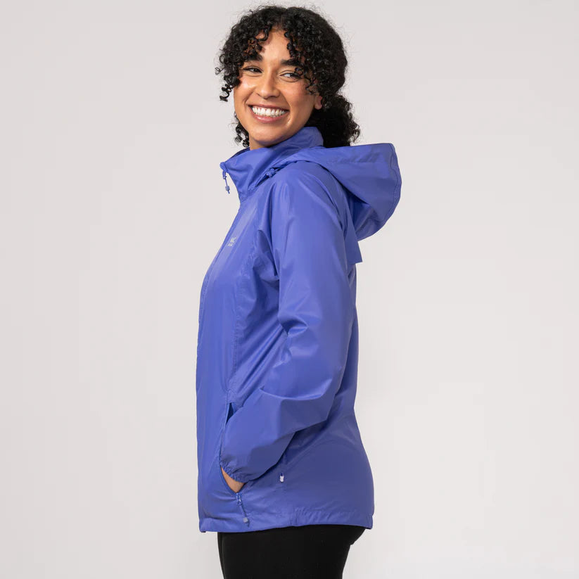Ultra Violet Purple Blue Mac-In-A -Sac Origin II Rain Coat