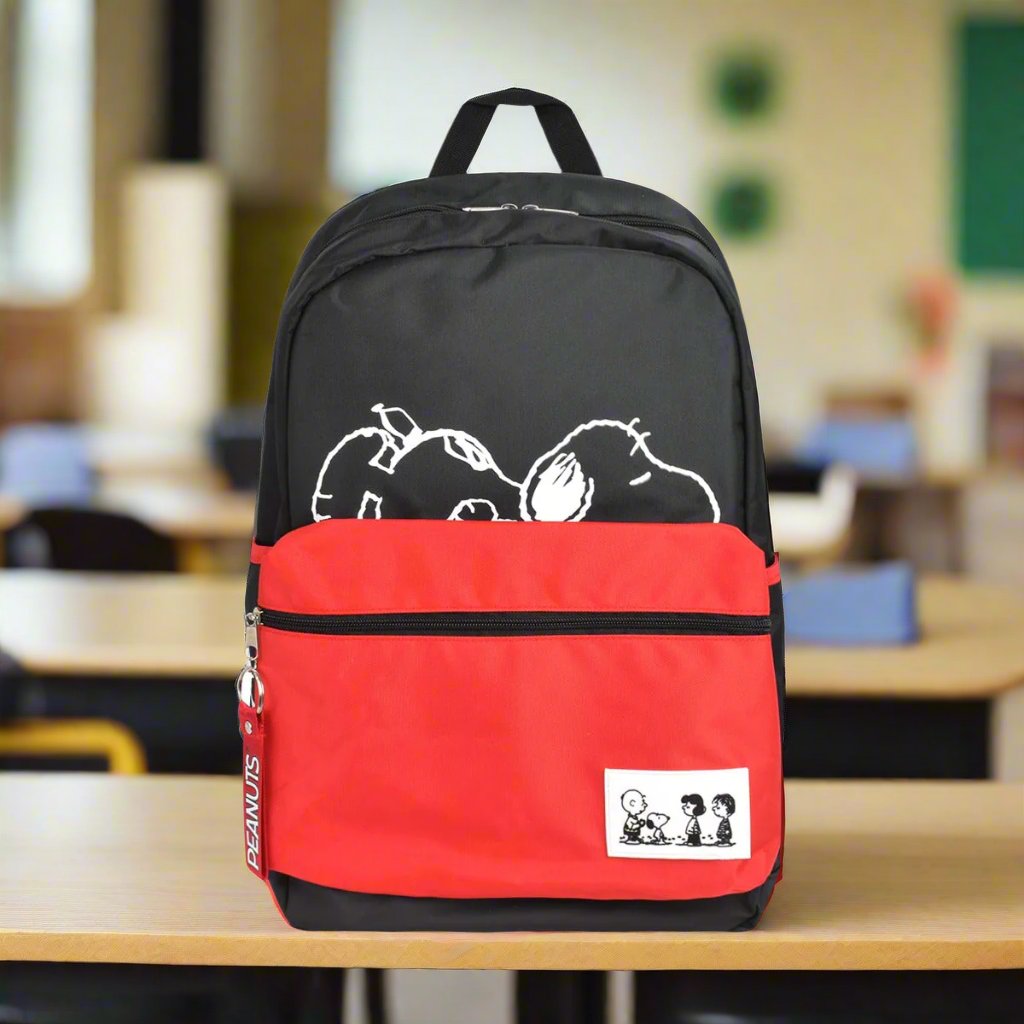 Snoopy, Charlie Brown y Woodstock Peanuts Mochila