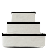 Personalized Packing Cubes, 3-pack Cream