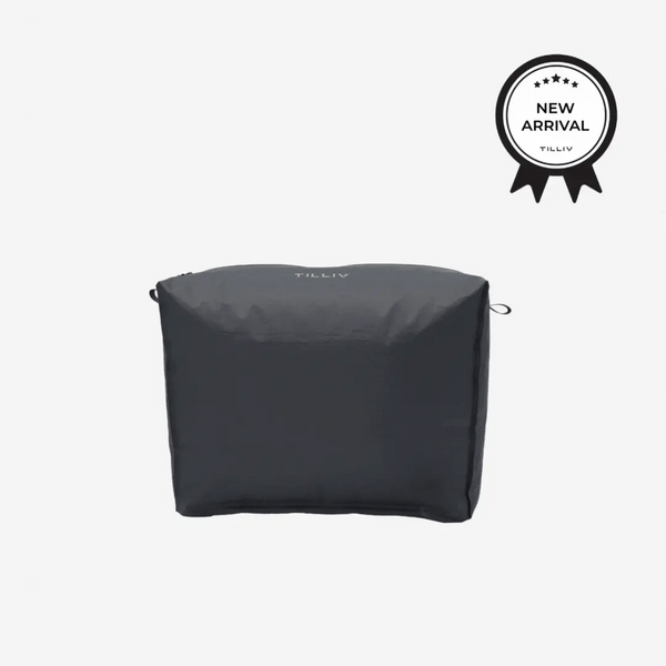 The TILLIV Kamper vacuum pack in Graphite Gray, packed and sealed, with a New Arrival badge