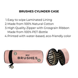 Brushes, Cylinder Case – Pink/Blush