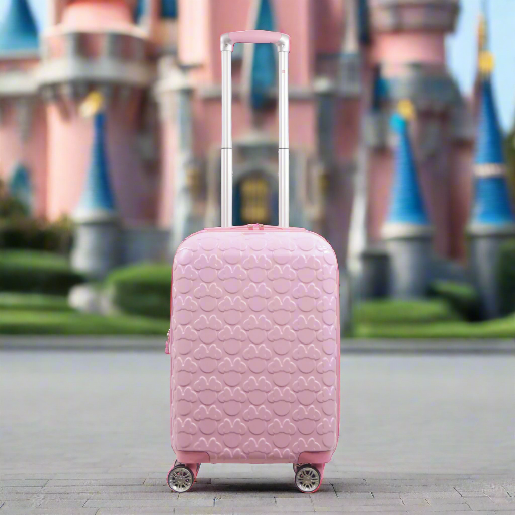 Disney Ful Minnie Mouse Icon All Over 3D Molded 22.5" Carry-on Luggage
