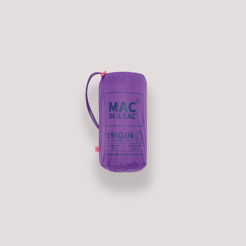 Purple/Navy ( Closeout Color Combination) Mac-In-A -Sac Origin II Rain Coat
